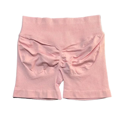 Impact Shorts 4.5" Women Fitness Sports Biker Shorts Low Waist Gym Short Workout Scrunch Butt Yoga Seamless Leggings