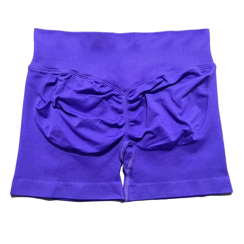 Impact Shorts 4.5" Women Fitness Sports Biker Shorts Low Waist Gym Short Workout Scrunch Butt Yoga Seamless Leggings