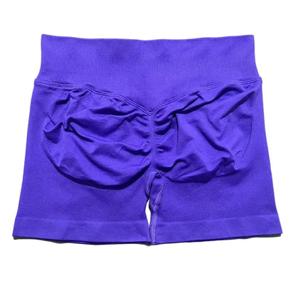 Impact Shorts 4.5" Women Fitness Sports Biker Shorts Low Waist Gym Short Workout Scrunch Butt Yoga Seamless Leggings