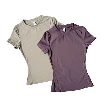 Women Yoga Top Seamless Sport T Shirts Fitness Clothes Short Sleeve Yoga Shirt Gym Top Running Active Wear