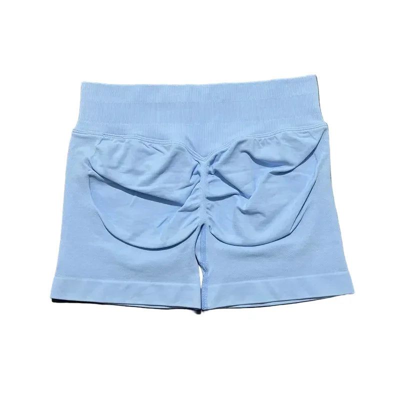 Impact Shorts 4.5" Women Fitness Sports Biker Shorts Low Waist Gym Short Workout Scrunch Butt Yoga Seamless Leggings