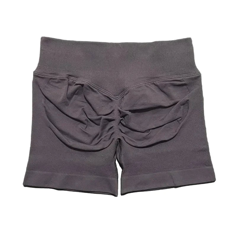 Impact Shorts 4.5" Women Fitness Sports Biker Shorts Low Waist Gym Short Workout Scrunch Butt Yoga Seamless Leggings