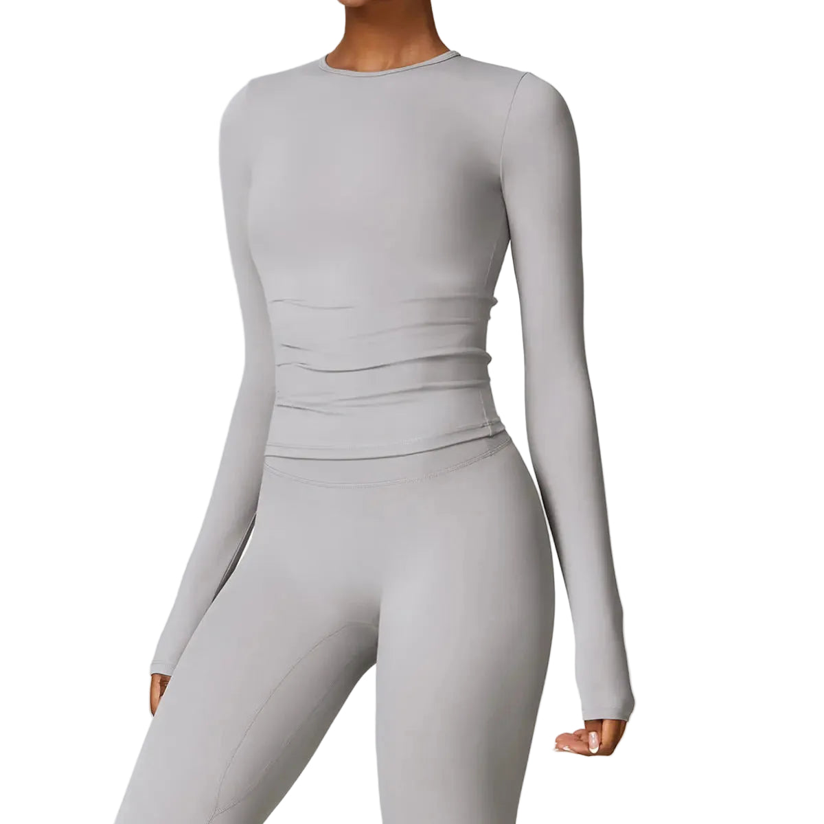 Yoga Shirts for Women Long Sleeve Winter Fitness Running Gym Clothes Workout Dry Fit Breathable High Elastic Sports Top