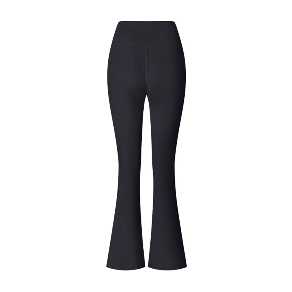 Women High Waist Flared Leggings Gym Fitness Yoga Pants Workout Runing Sport Leggings Women'S Control Tummy Yoga Wide Leg Pants