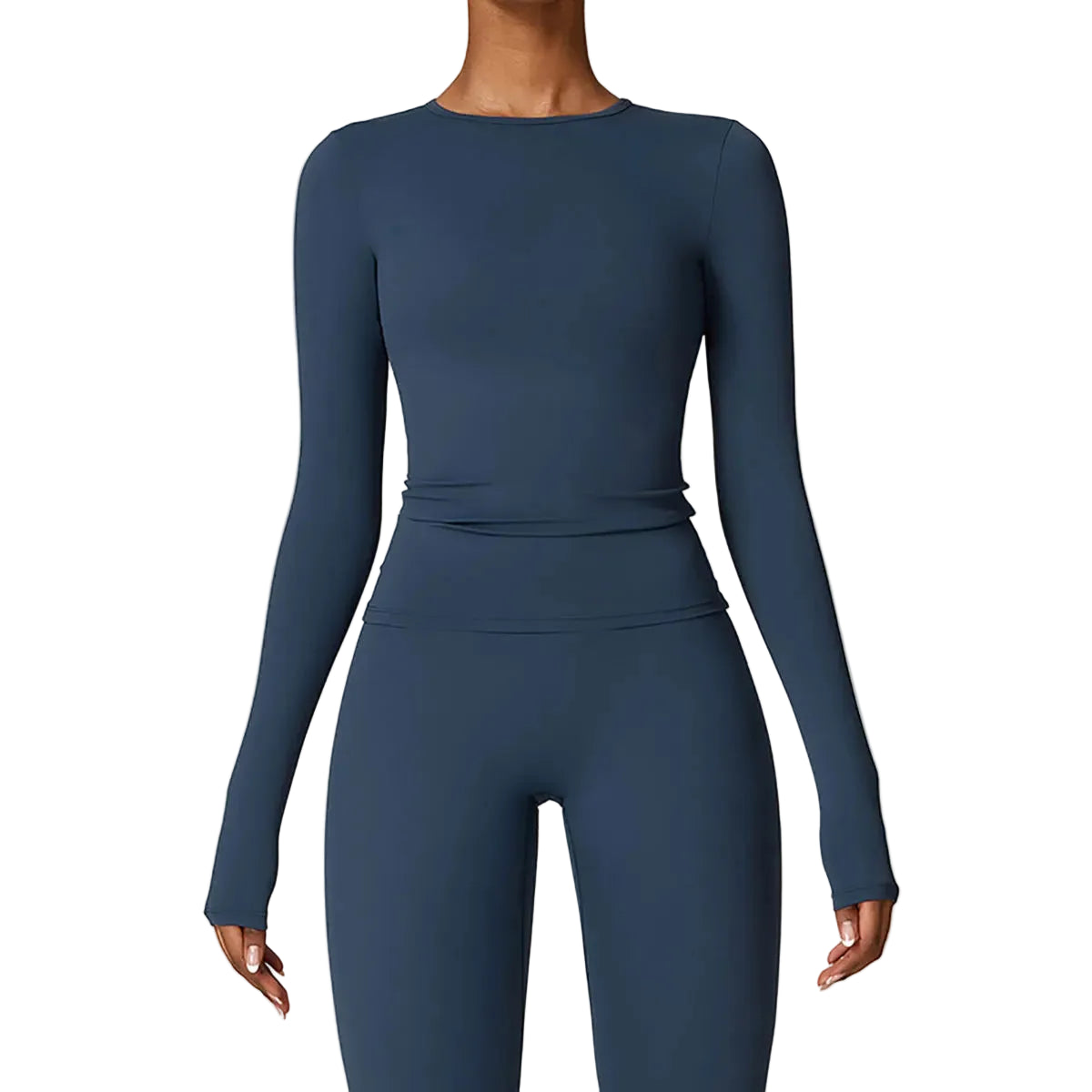 Yoga Shirts for Women Long Sleeve Winter Fitness Running Gym Clothes Workout Dry Fit Breathable High Elastic Sports Top