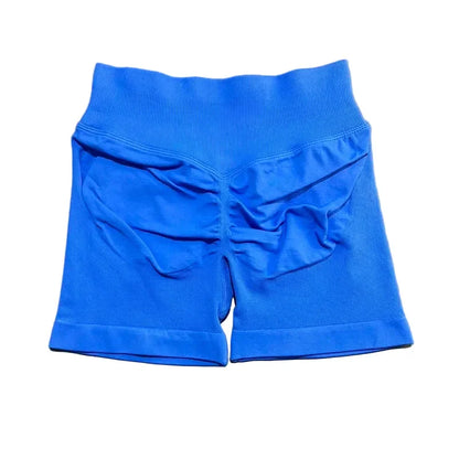 Impact Shorts 4.5" Women Fitness Sports Biker Shorts Low Waist Gym Short Workout Scrunch Butt Yoga Seamless Leggings