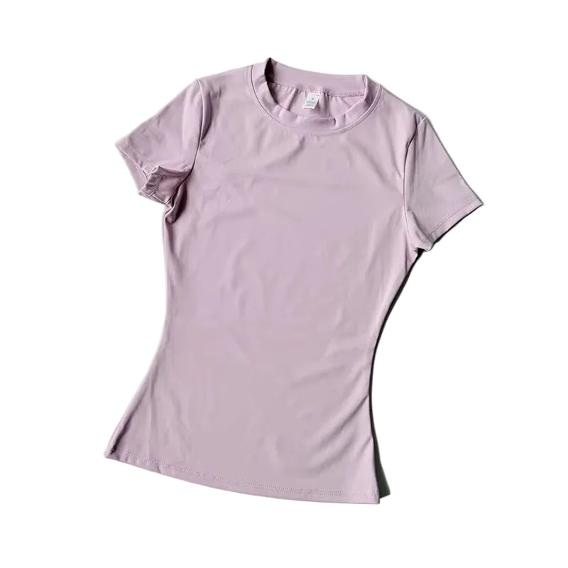 Women Yoga Top Seamless Sport T Shirts Fitness Clothes Short Sleeve Yoga Shirt Gym Top Running Active Wear